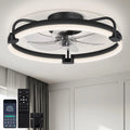 OUTON Deckenventilator met Beleuchtung en Fernbedienung, 3 Farbtemperatur, zilver