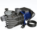 Wiltec zwembadpomp 180 W, poolpomp met een debiet van 10800 l/h, filterpomp voor zwembad met opvoerhoogte van 8 meter
