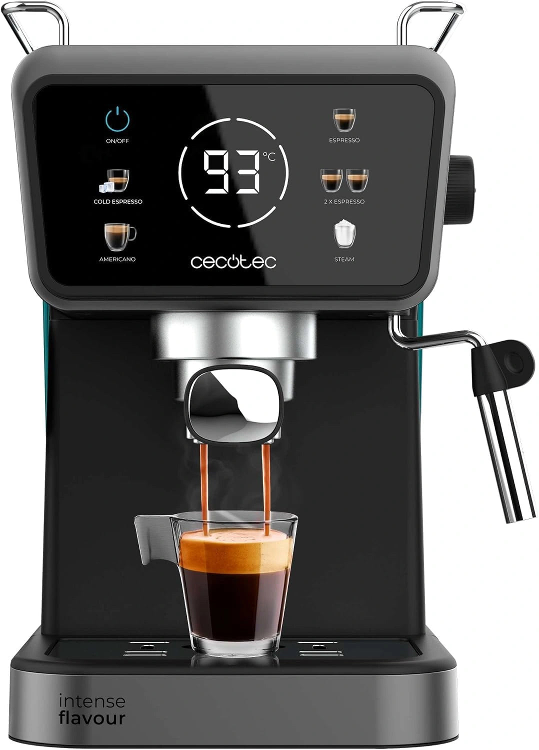 Cecotec Espressomachine Power Espresso Touch Coldbrew. Espresso en Cappuccino, koude koffie, 20 bar druk