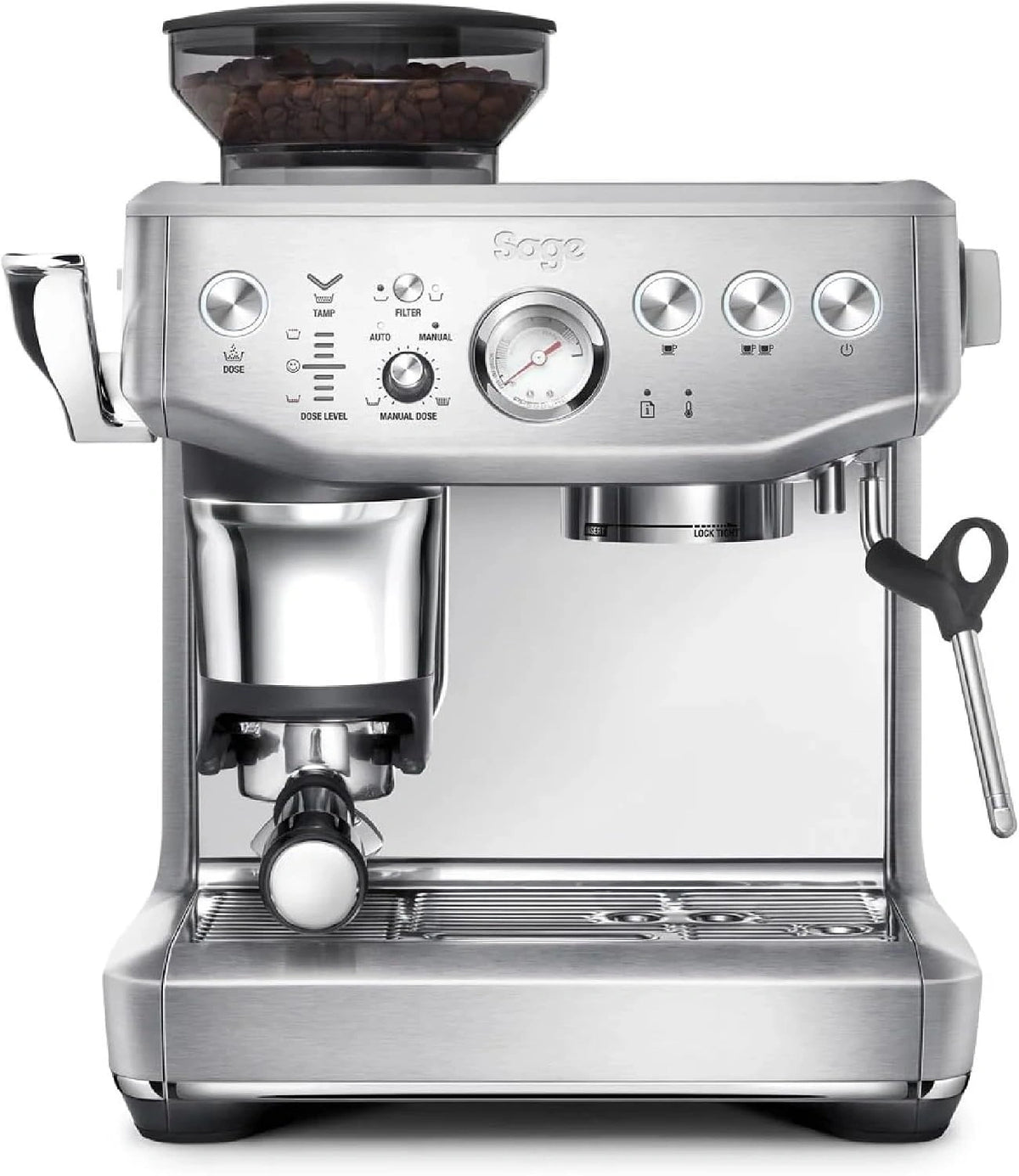 Sage The Barista Express Impress, Geborsteld Roestvrij Staal