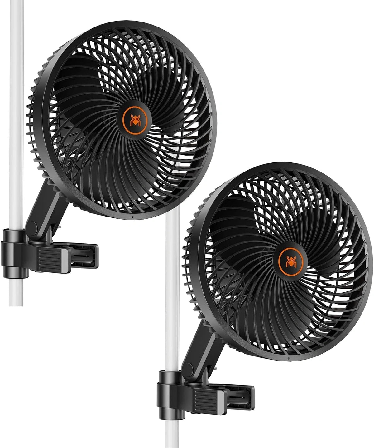 Spider Farmer Grow ventilator met clip, 10 windsterktes, 10-traps oscillatie, EC motor, IP54 weerbestendig, oscillerende ventilator, sterk en stil