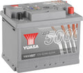 Yuasa SMF YBX5027 Autobatterie 12V 62Ah T1 Zellanlegung 0, zilver