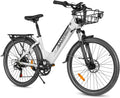 SAMEBIKE RS-A01 Pro Elektrische fiets voor volwassenen, 27,5 inch (69,9 cm) e-bike met pedaalondersteuning, accu 36 V, 15 Ah, autonomie tot 120 km