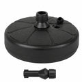 Befüllbarer Sonnenschirmständer 9,5L Wasser/15kg Sand, für 38mm Stangen, mit Griff, ideal für Garten und Strand