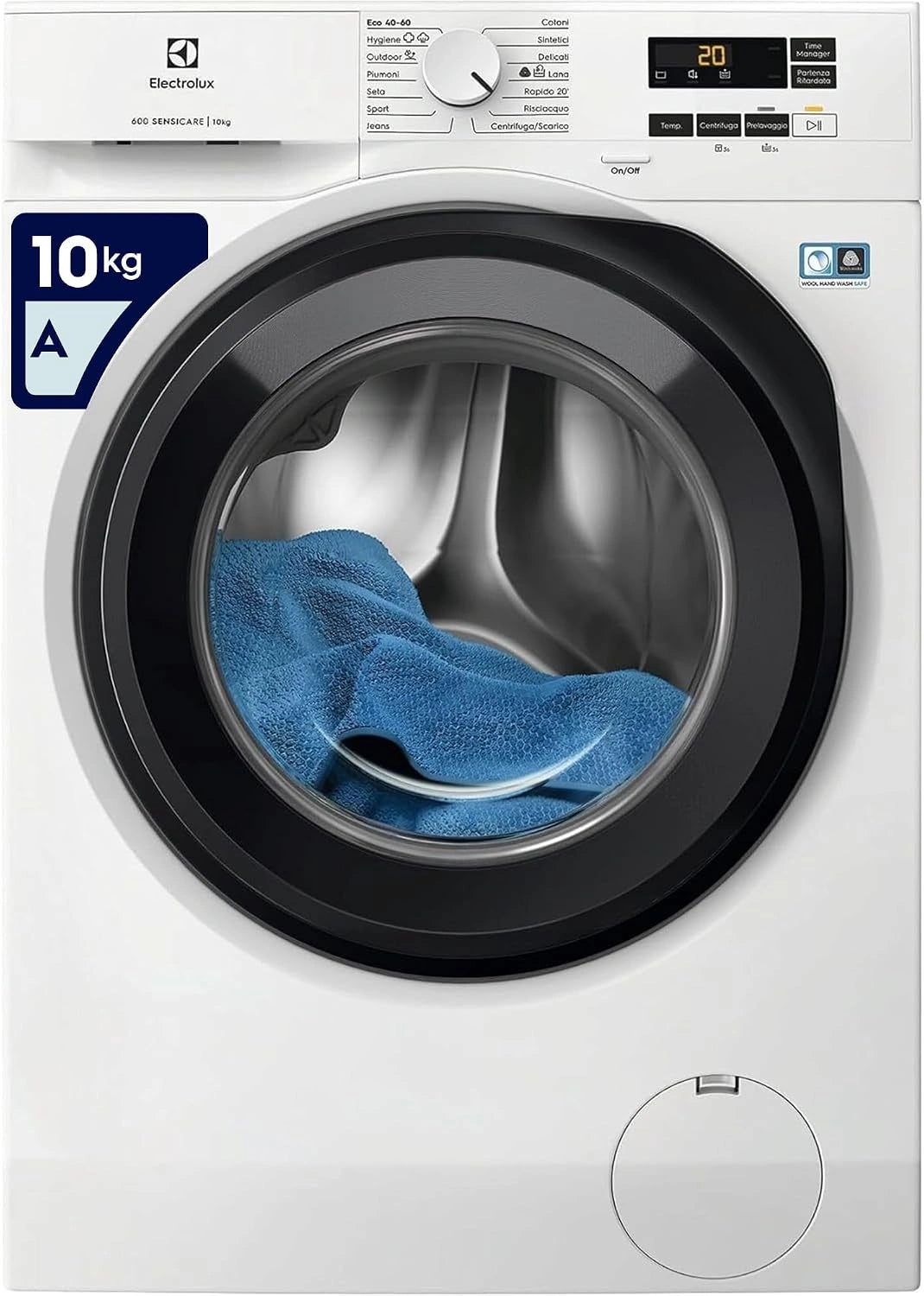 Electrolux EW6F110G wasmachine voorlader 10 kg ProSense serie 600, wit