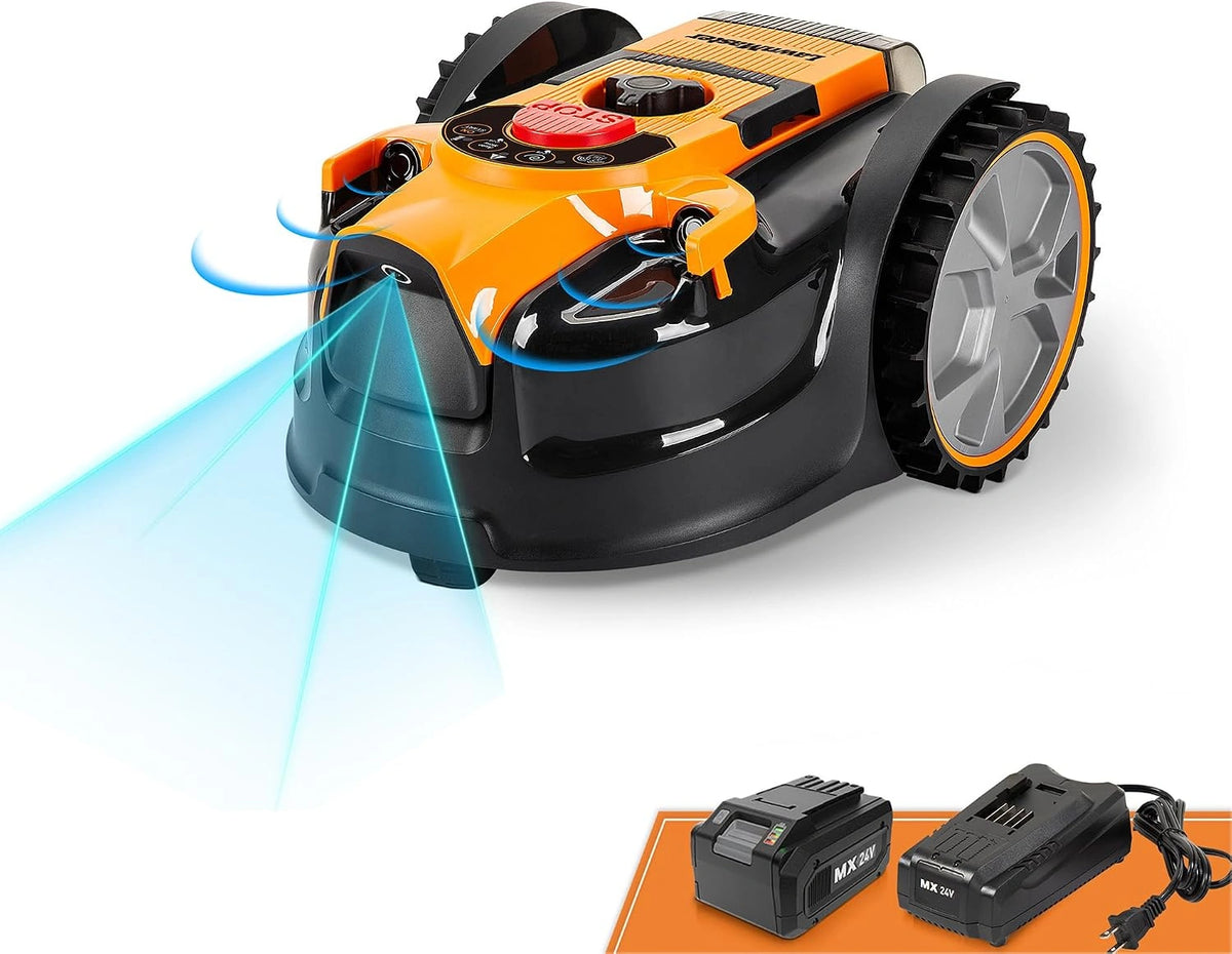 LawnMaster OcuMow Robotmaaier Zonder Begrenzingsdraad 150 m², zwart