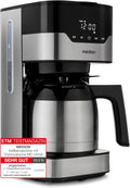 MEDION koffiezetapparaat met thermoskan en timer (filterapparaat, 8-10 kopjes, 1,2 liter, 900 watt, 3 standen, warmhoudfunctie, timer, anti-druppel