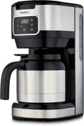 MEDION koffiezetapparaat met thermoskan en timer (filterapparaat, 10 kopjes, 1,25 liter, 900 watt, timer, antilekfunctie, scherm