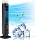 13 Bladloze Torenventilator, 90° Oscillerende Ventilatoren voor Binnenshuis met 3 Snelheden, LED-licht