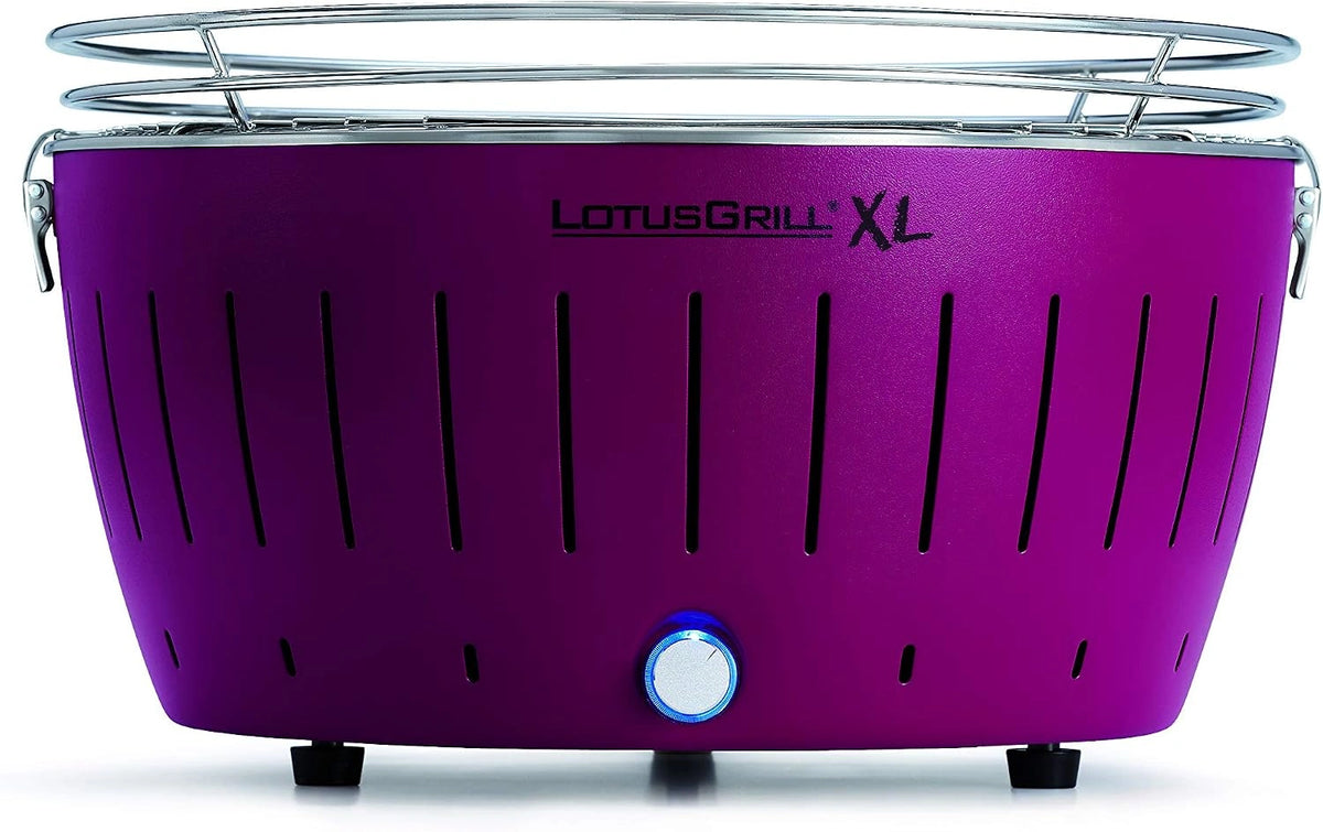 LotusGrill XL LG G435 U PU, lila, grillen met batterijen en USB-stroomkabel, NIEUW 2019!