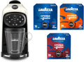Lavazza, A Modo Mio koffiezetapparaat Deséa wit Cream met 88 koffiecapsules, espressomachine 1500 W, 220-240 V, 50/60 Hz
