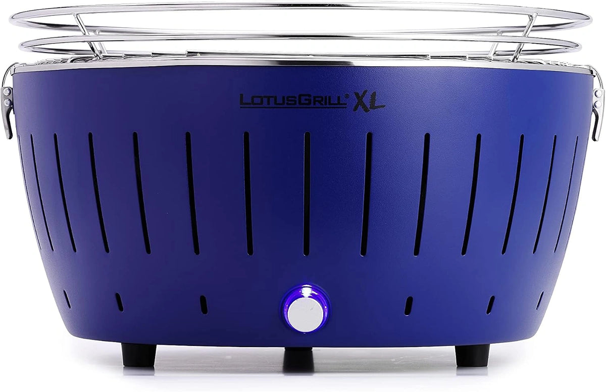 LotusGrill XL LG G435 U BL, BLAUW, grillen met batterijen en USB-stroomkabel, NIEUW 2019!