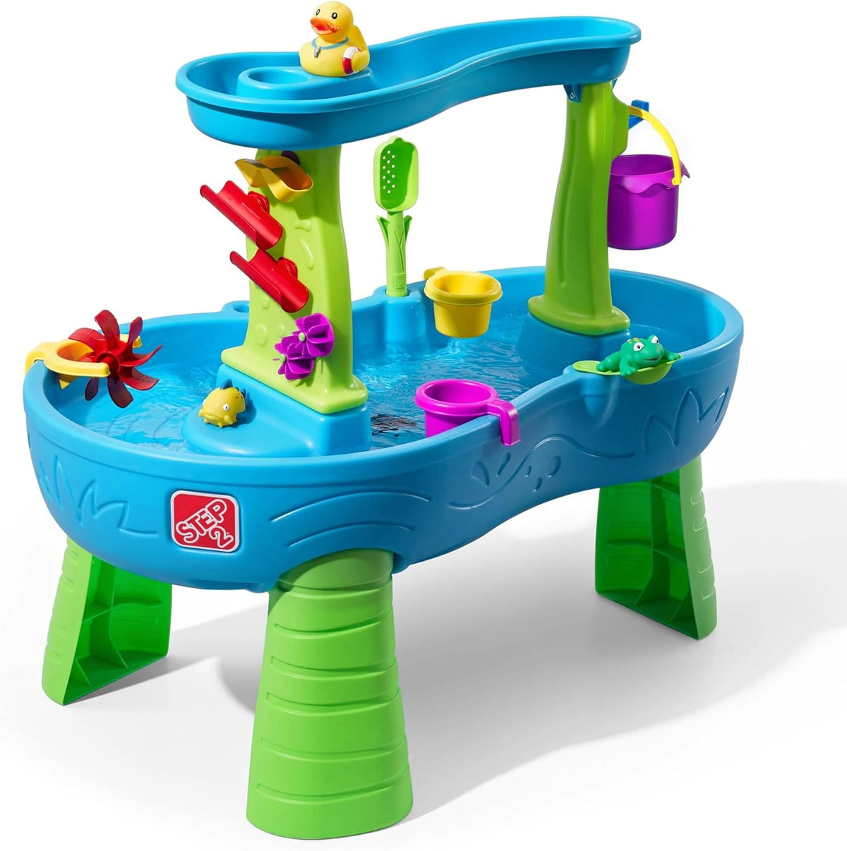 Step2 Rain Showers Splash Pond Watertafel Blauw met 13-delige accessoireset