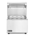 HENDI Frietverwarmer, met uitneembare GN-container en lekbak, voor het warmhouden van friet, infrarood lamp, warmtebrug, voedselverwarmer, GN1/2