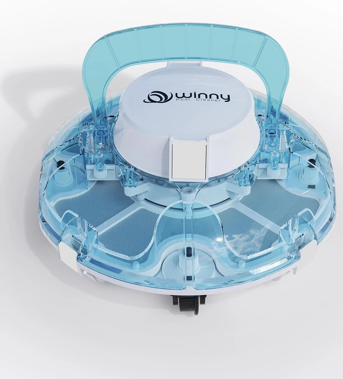 WINNY POOL CLEANER Winny 200P zwembadrobot, draadloos, met accu, batterijduur: 80 minuten, voor bovengrondse zwembaden 60 m², dubbele filtratie