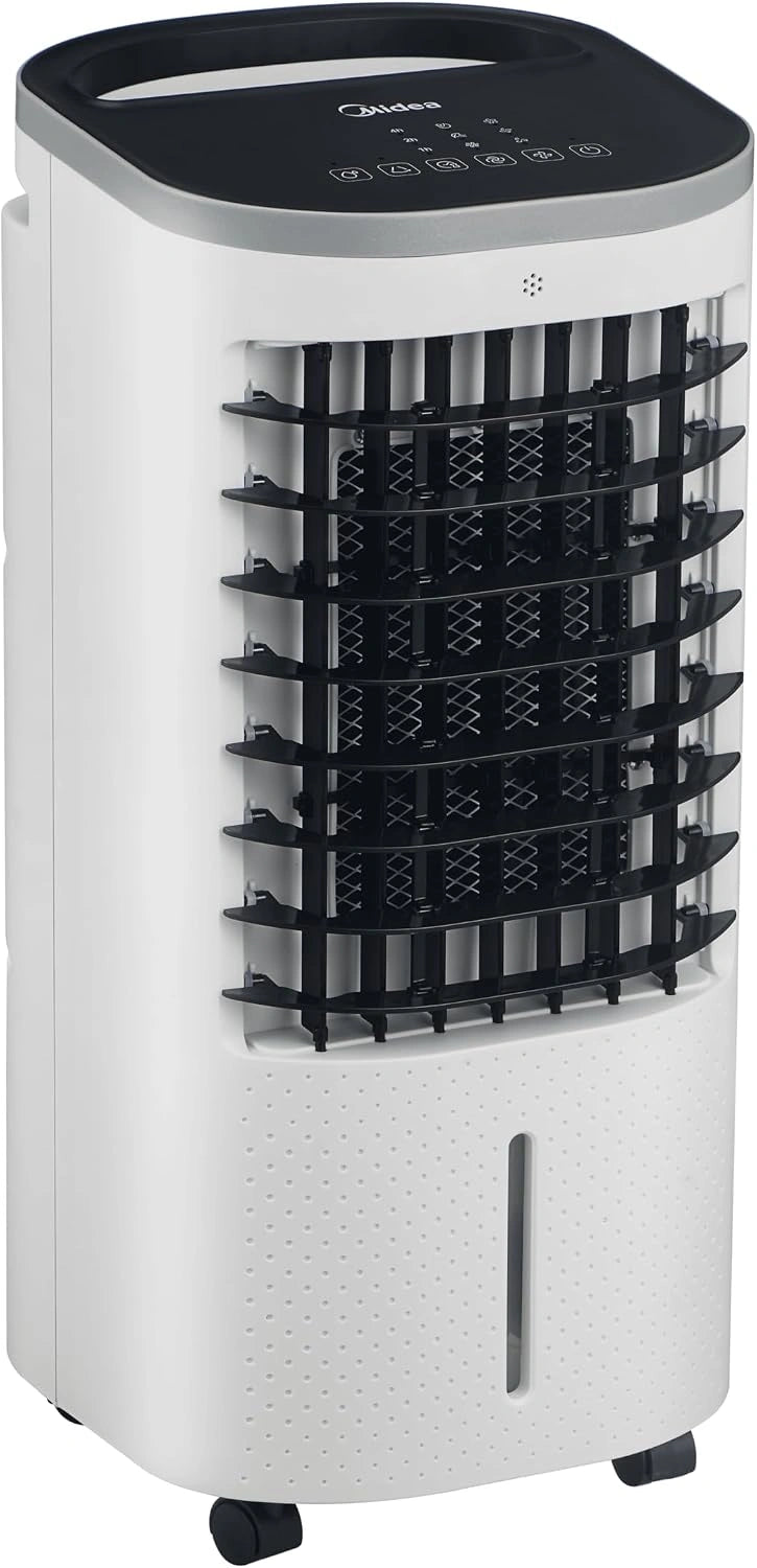 Midea AC100-25BR Luchtkoeler, 5-in-1, tank van 5 liter, oscillatie 70, zwart